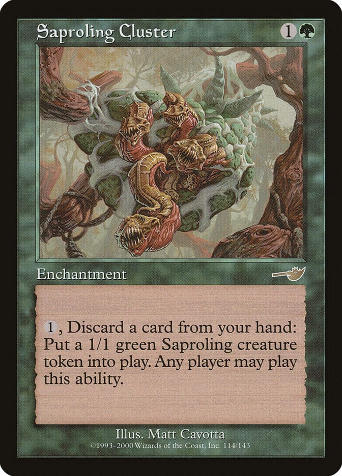 Saproling Cluster [Nemesis] Magic: The Gathering