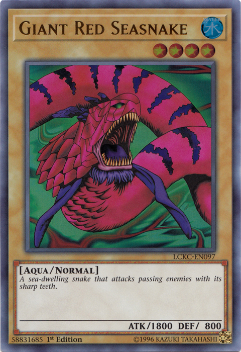 Giant Red Seasnake [LCKC-EN097] Ultra Rare Yu-Gi-Oh!