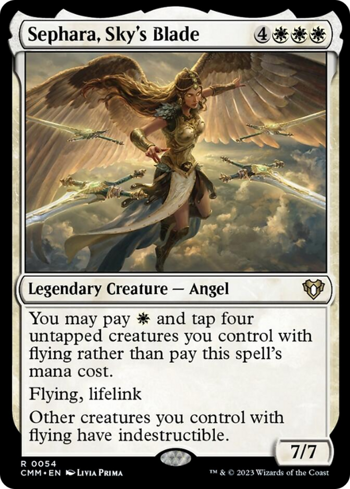Sephara, Sky's Blade [Commander Masters] Magic: The Gathering