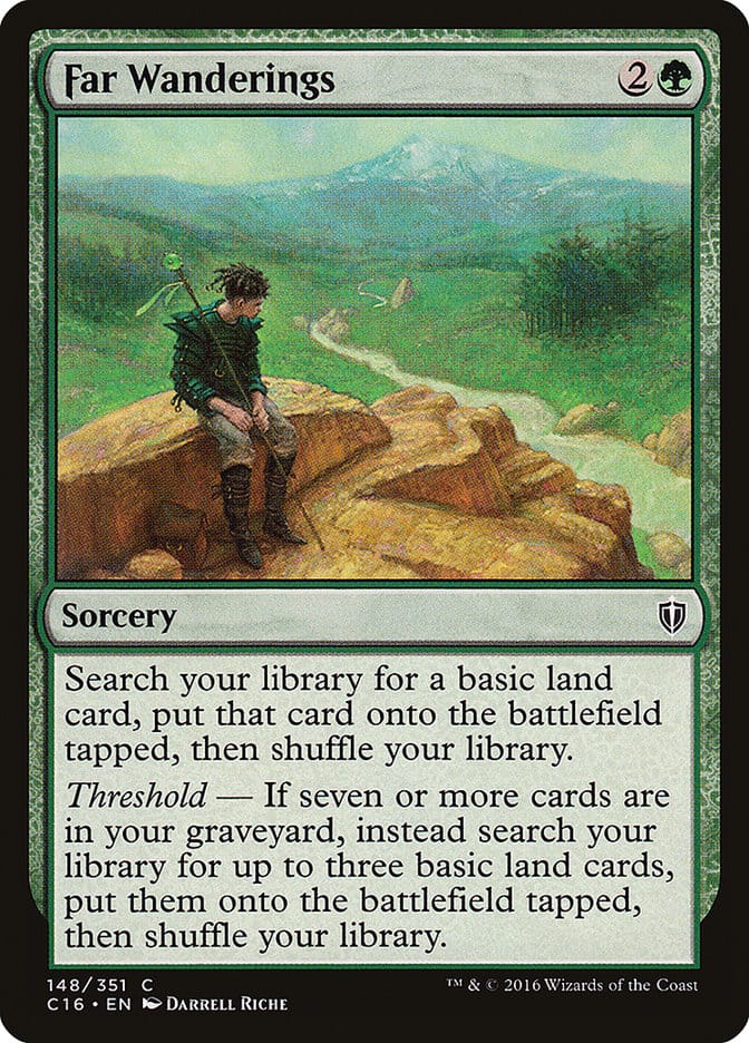 Far Wanderings [Commander 2016] Magic: The Gathering