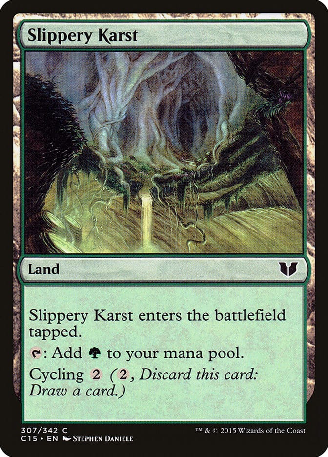Slippery Karst [Commander 2015] Magic: The Gathering