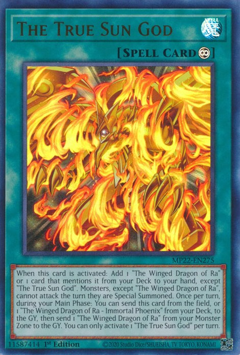 The True Sun God [MP22-EN275] Ultra Rare - Yugioh Cards For Your TCG Needs!