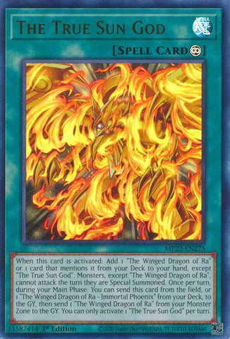The True Sun God [MP22-EN275] Ultra Rare - Yugioh Cards For Your TCG Needs!