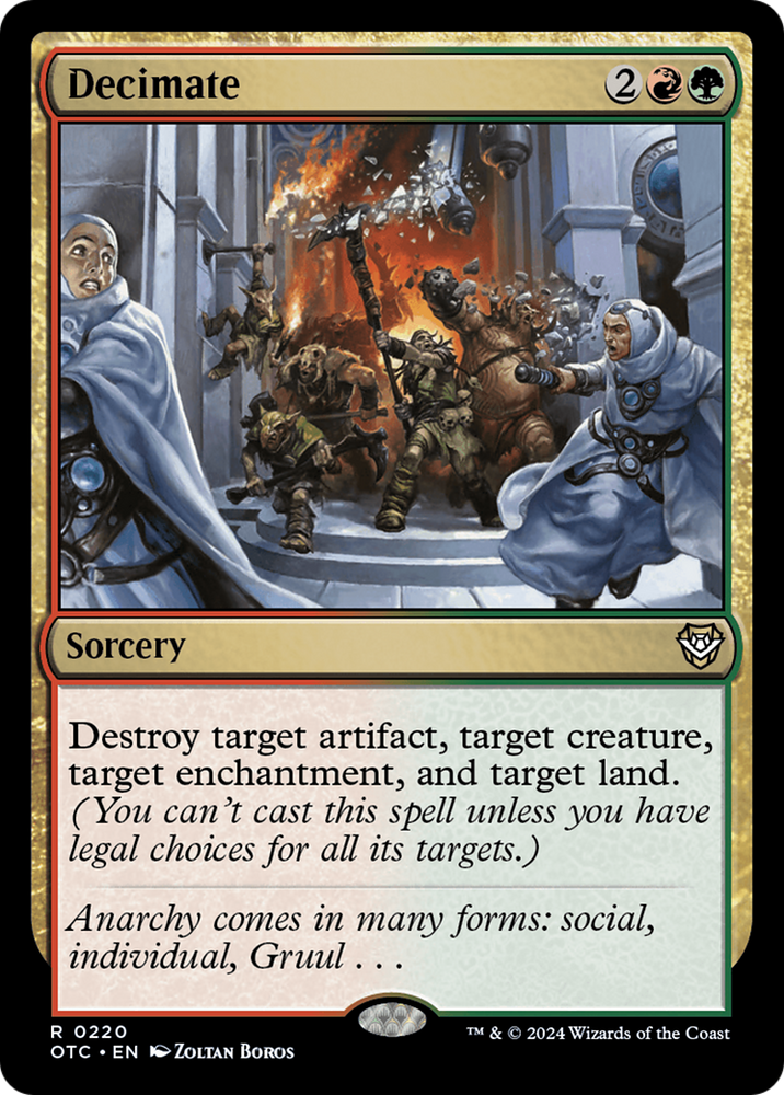 Decimate [Outlaws of Thunder Junction Commander] Magic: The Gathering