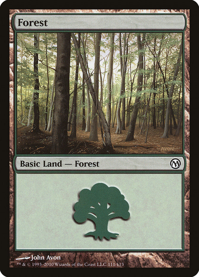 Forest (111) [Duels of the Planeswalkers] Magic: The Gathering