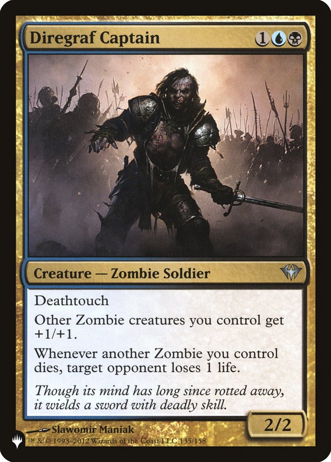 Diregraf Captain [The List] Magic: The Gathering