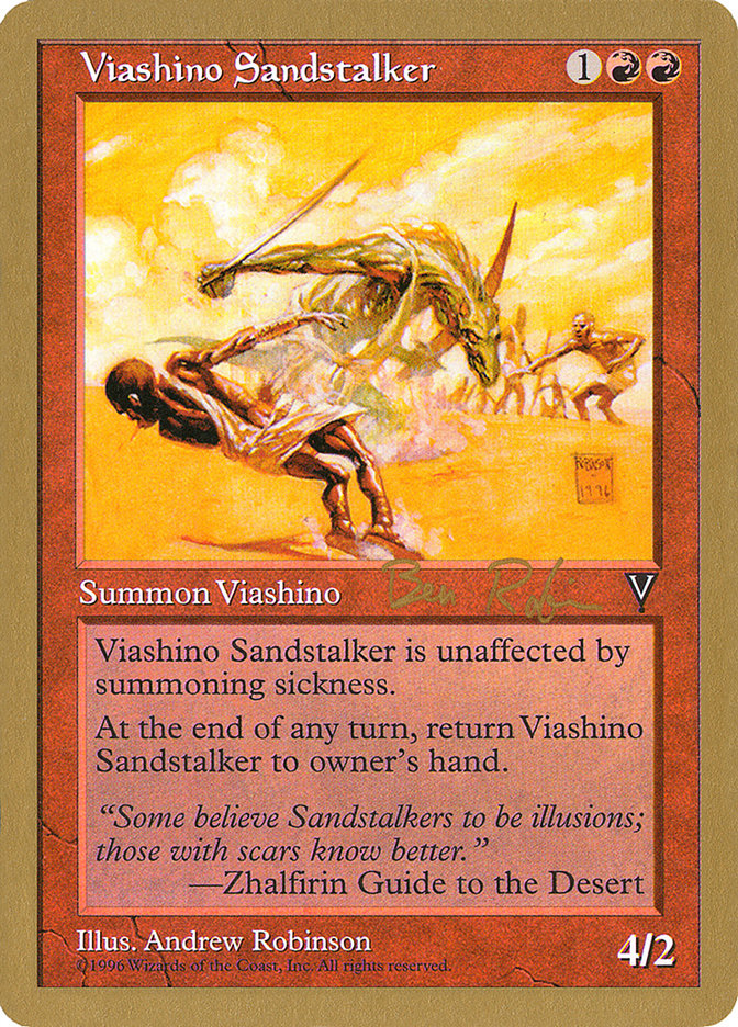 Viashino Sandstalker (Ben Rubin) [World Championship Decks 1998] Magic: The Gathering