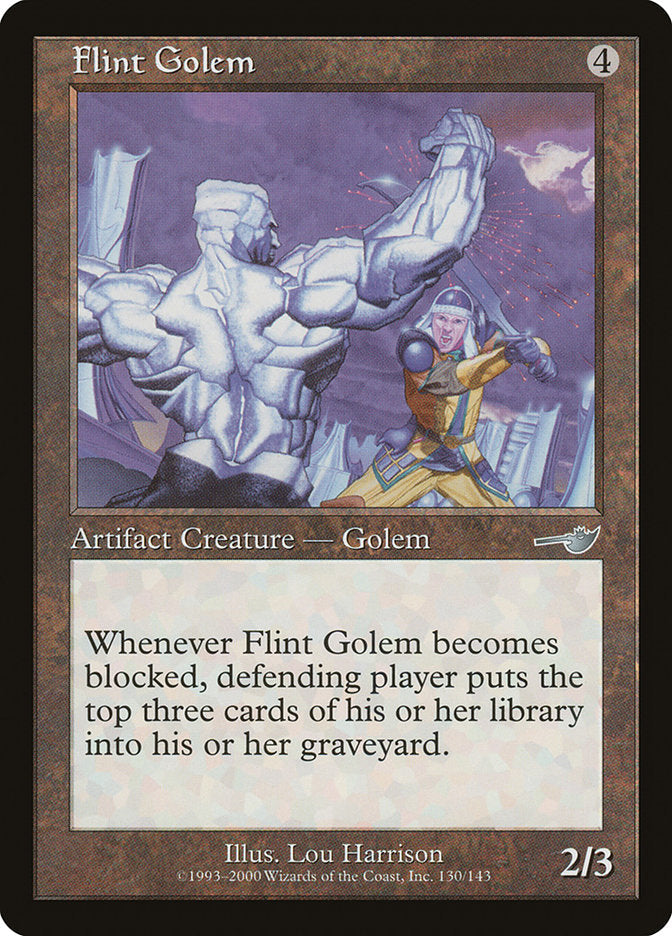 Flint Golem [Nemesis] Magic: The Gathering