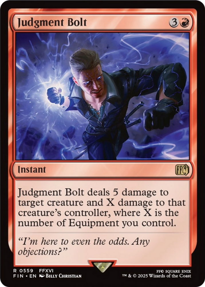 Judgment Bolt [FINAL FANTASY] Magic: The Gathering