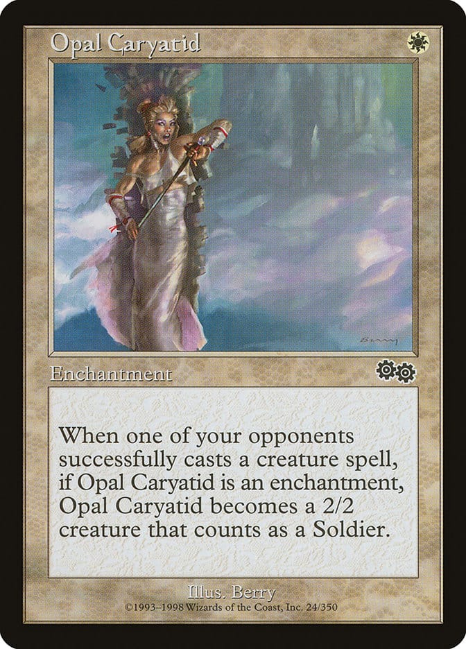 Opal Caryatid [Urza's Saga] Magic: The Gathering