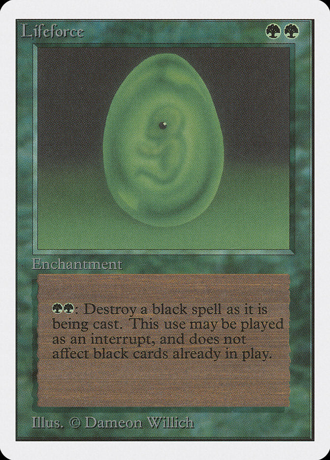 Lifeforce [Unlimited Edition] Magic: The Gathering