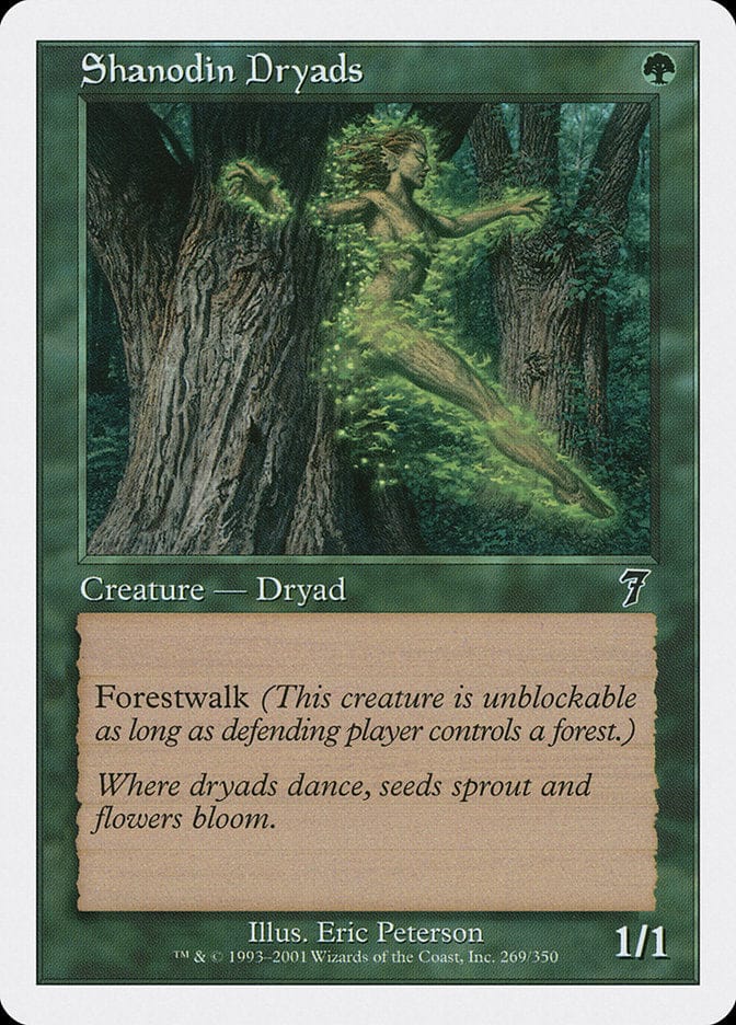 Shanodin Dryads [Seventh Edition] Magic: The Gathering
