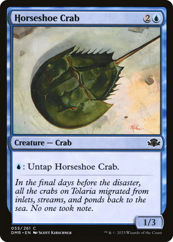 Horseshoe Crab [Dominaria Remastered] Magic: The Gathering