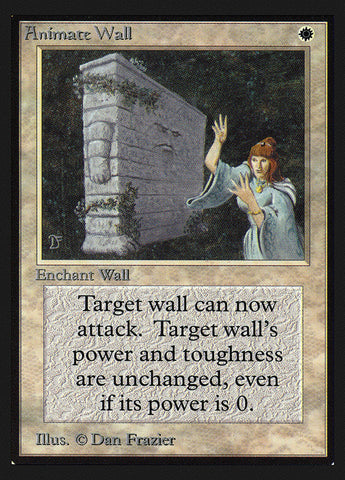 Animate Wall [International Collectors' Edition] Magic: The Gathering