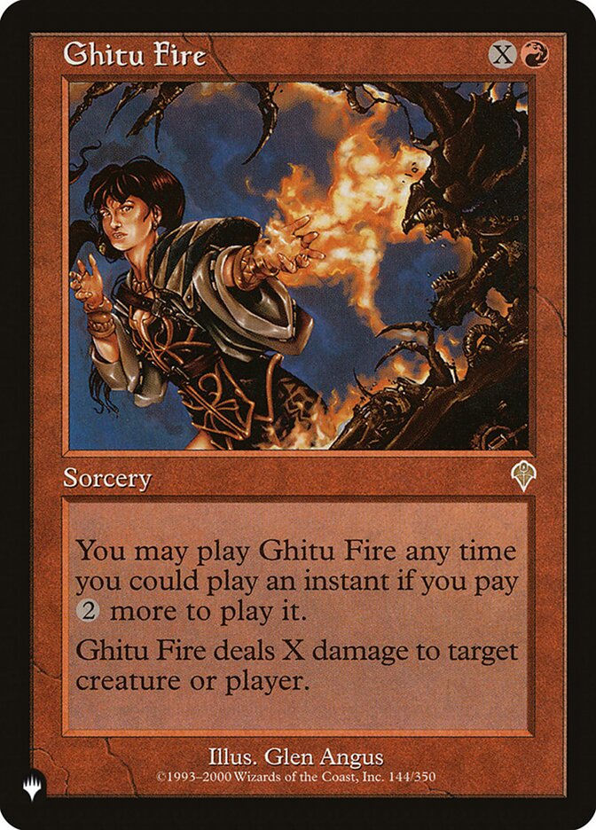 Ghitu Fire [The List] Magic: The Gathering