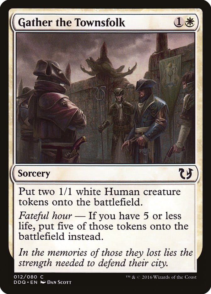 Gather the Townsfolk [Duel Decks: Blessed vs. Cursed] Magic: The Gathering