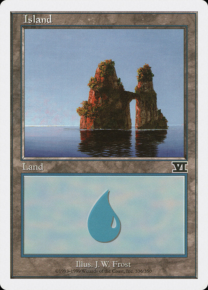 Island (336) [Classic Sixth Edition] Magic: The Gathering