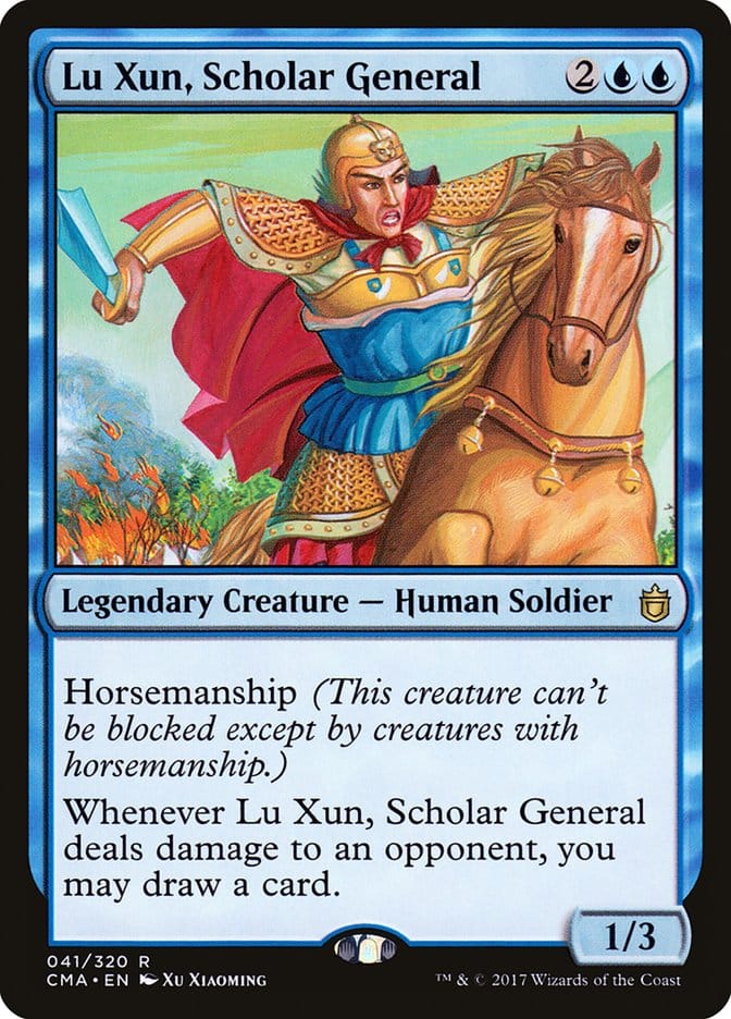 Lu Xun, Scholar General [Commander Anthology] Magic: The Gathering