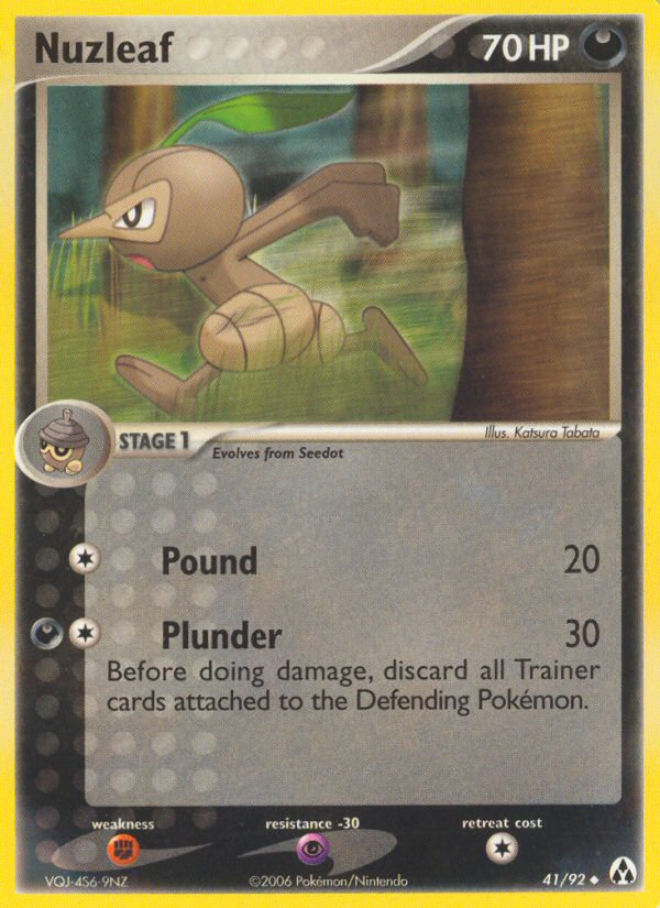 Nuzleaf (41/92) [EX: Legend Maker] Pokémon