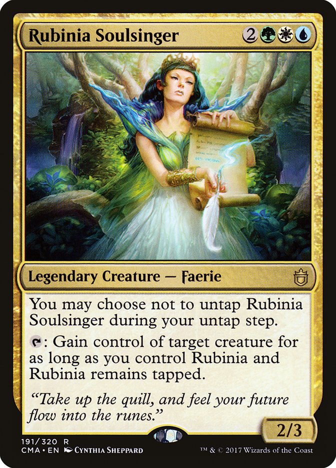 Rubinia Soulsinger [Commander Anthology] Magic: The Gathering