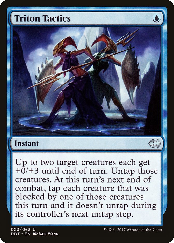 Triton Tactics [Duel Decks: Merfolk vs. Goblins] Magic: The Gathering
