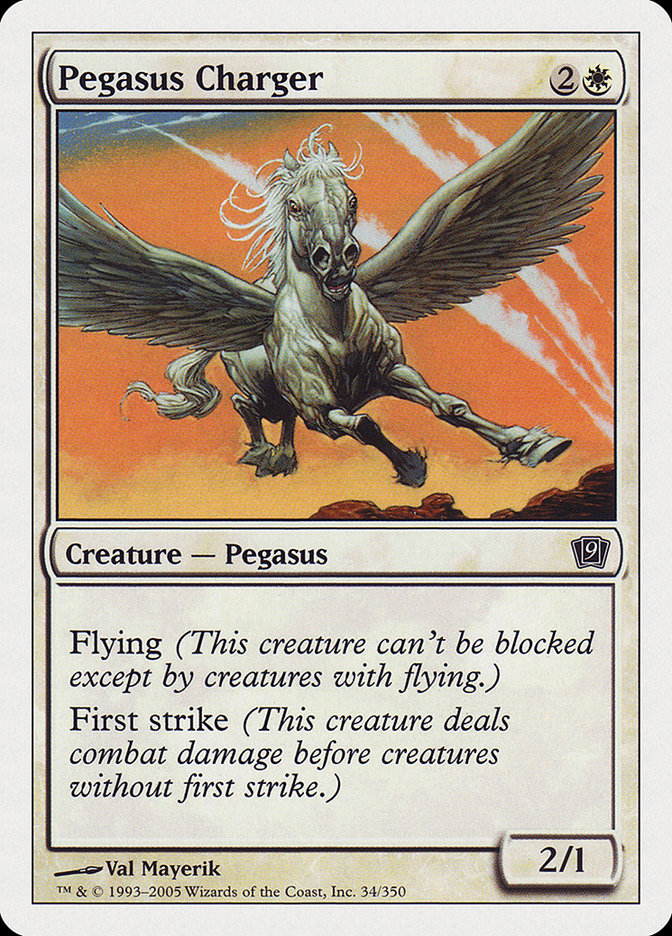 Pegasus Charger [Ninth Edition] Magic: The Gathering