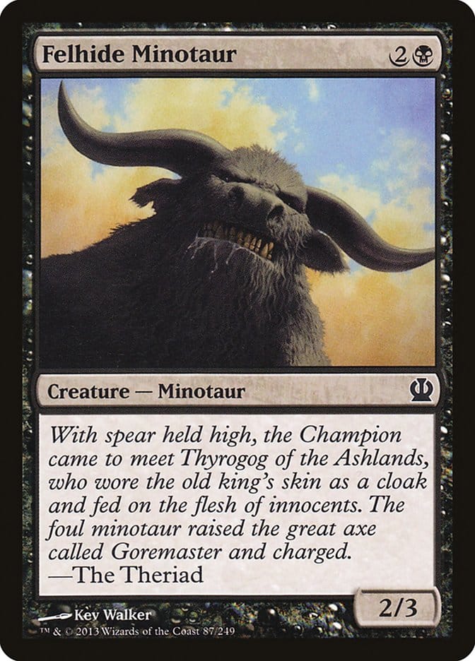 Felhide Minotaur [Theros] Magic: The Gathering