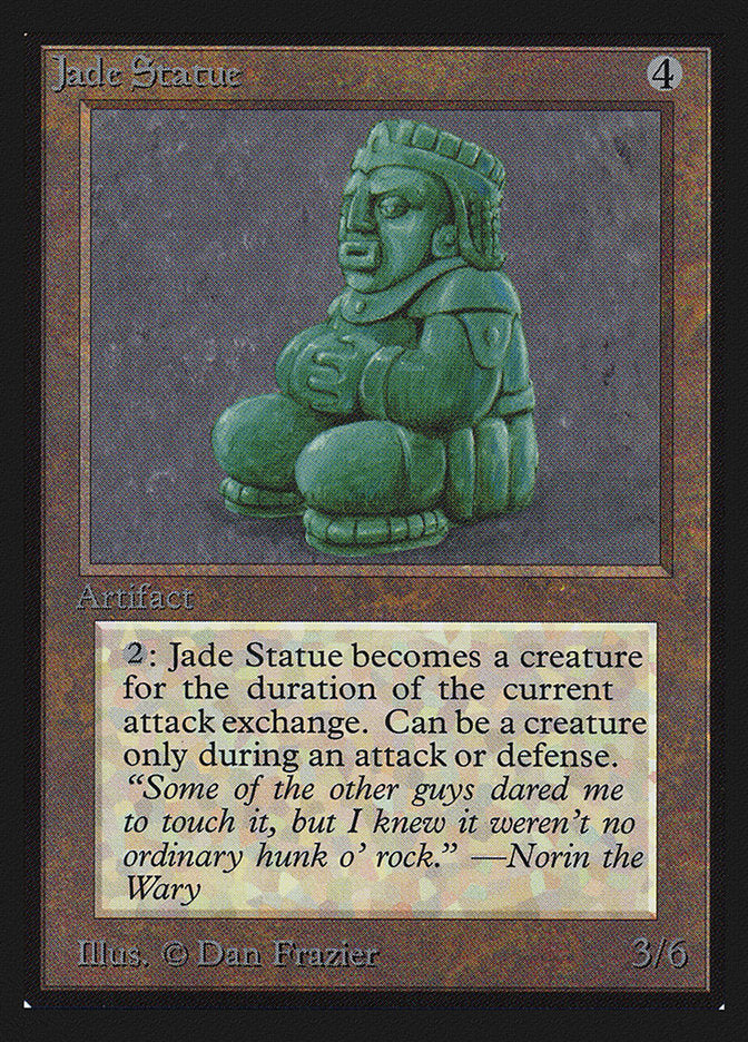 Jade Statue [International Collectors' Edition] Magic: The Gathering