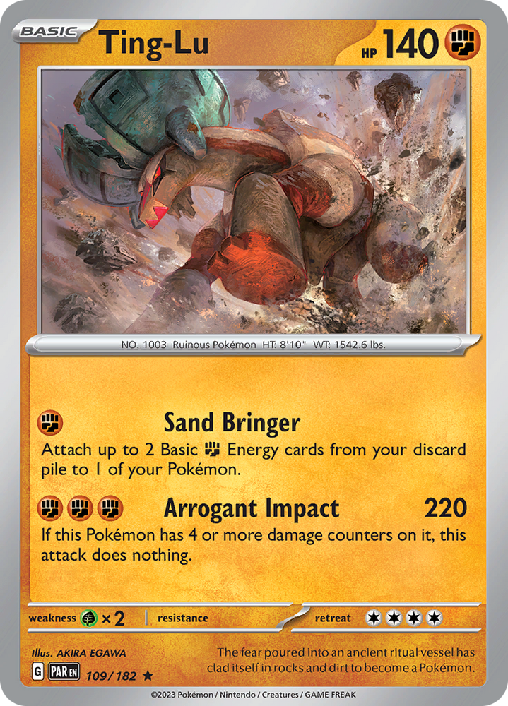 Ting-Lu (109/182) [Scarlet & Violet: Paradox Rift] Pokémon