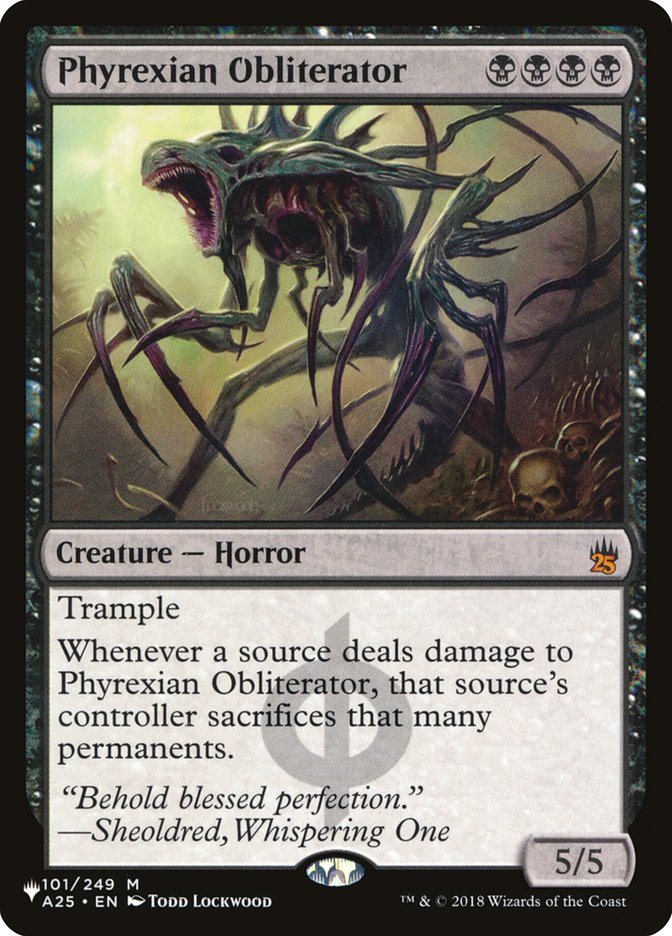 Phyrexian Obliterator [The List] Magic: The Gathering