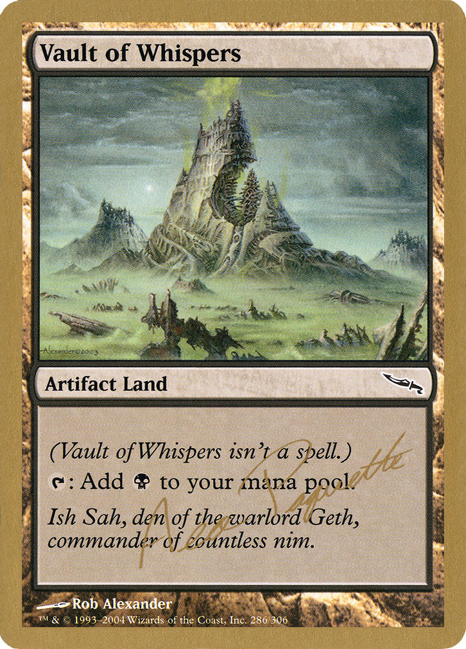 Vault of Whispers (Aeo Paquette) [World Championship Decks 2004] Magic: The Gathering