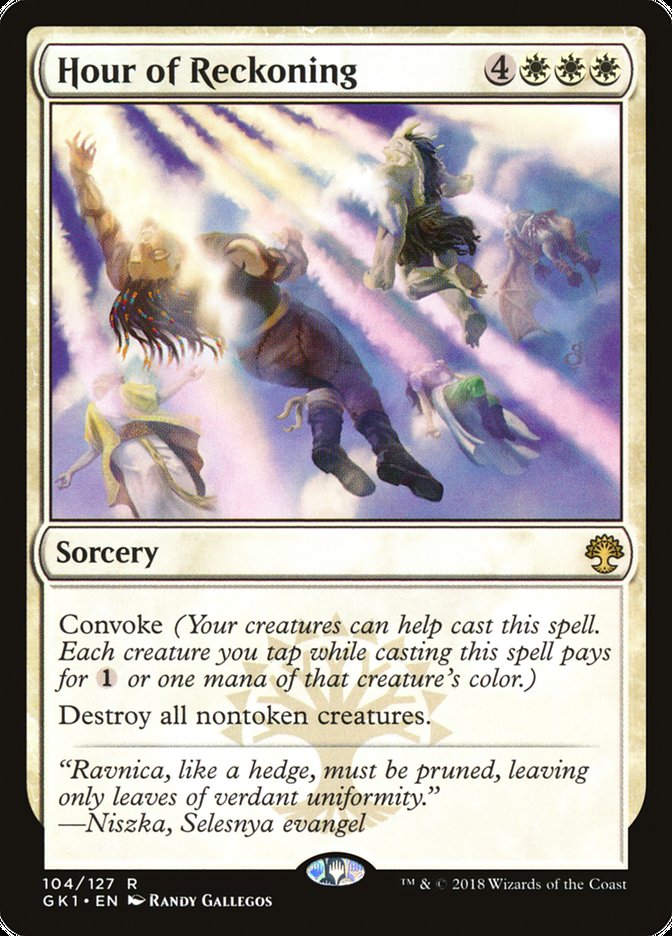 Hour of Reckoning [Guilds of Ravnica Guild Kit] Magic: The Gathering