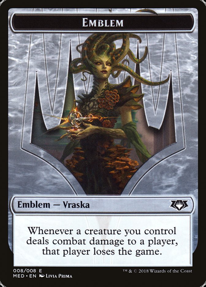 Vraska, Golgari Queen Emblem [Mythic Edition Tokens] Magic: The Gathering
