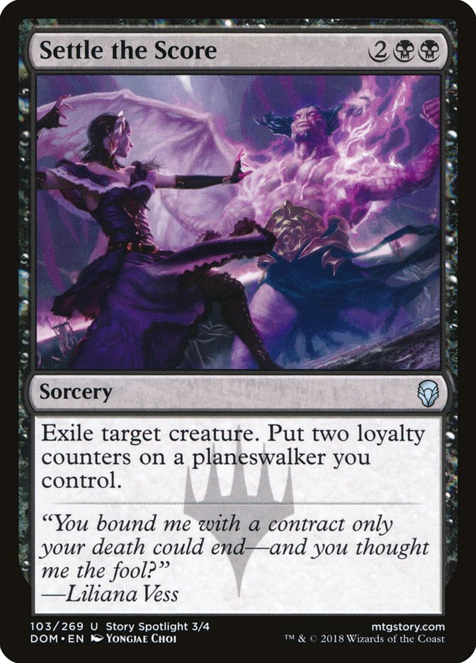 Settle the Score [Dominaria] Magic: The Gathering