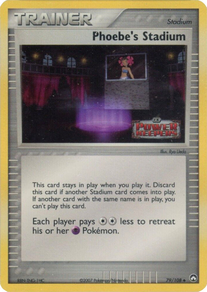 Phoebe's Stadium (79/108) (Stamped) [EX: Power Keepers] Pokémon