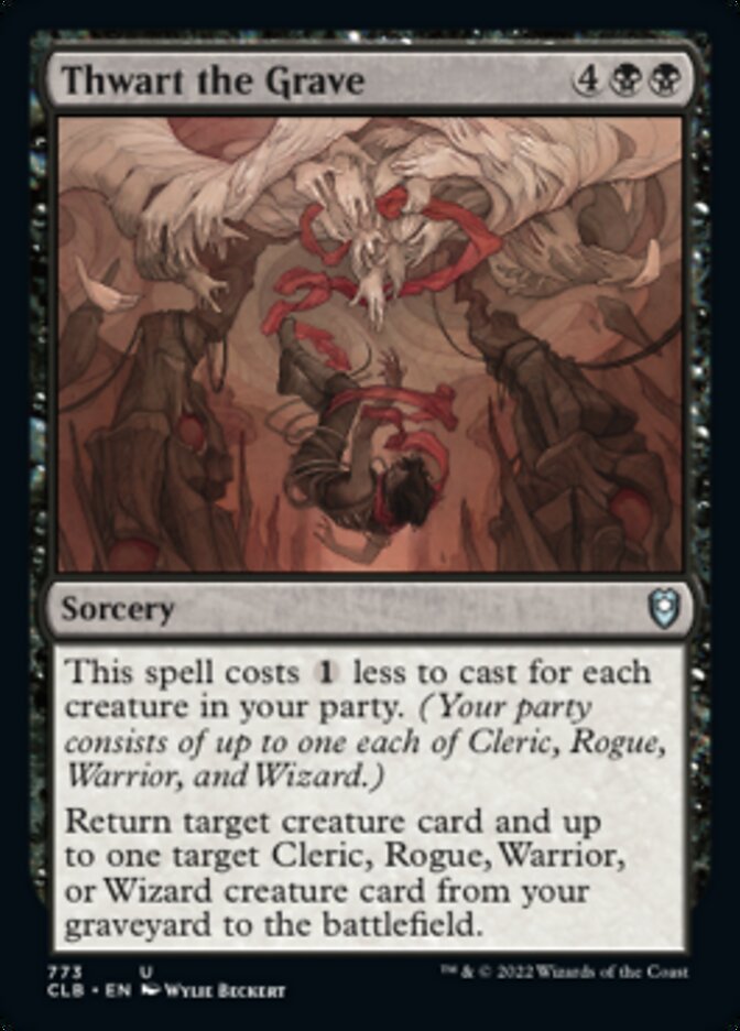 Thwart the Grave [Commander Legends: Battle for Baldur's Gate] Magic: The Gathering