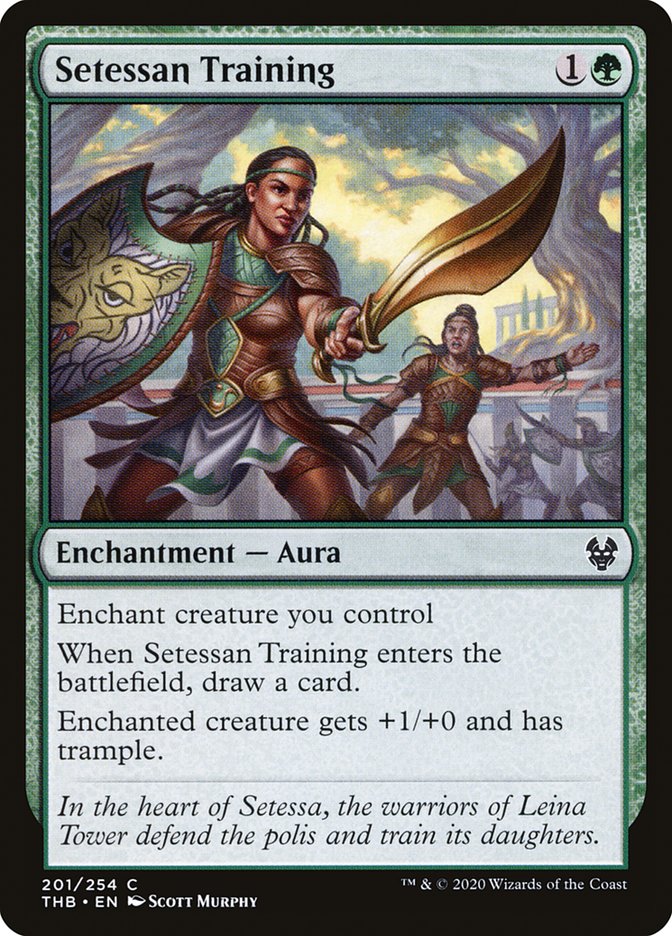 Setessan Training [Theros Beyond Death] Magic: The Gathering