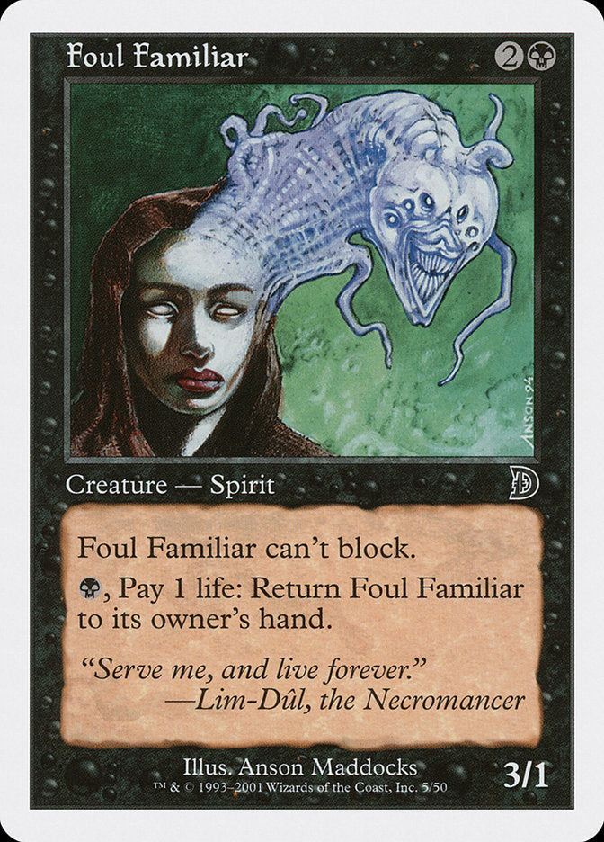 Foul Familiar [Deckmasters] Magic: The Gathering