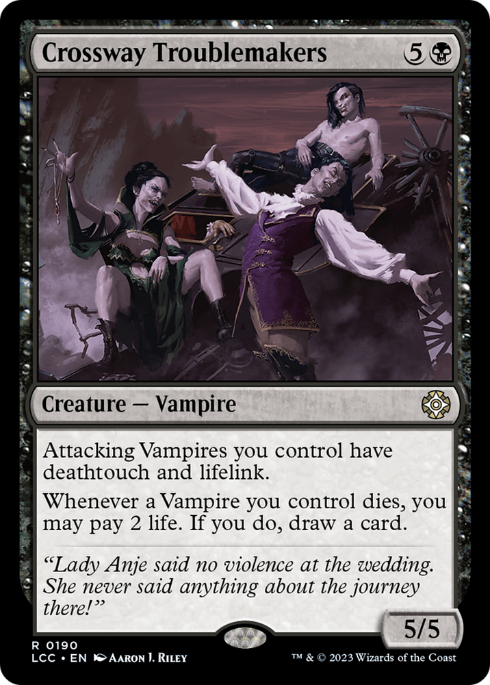 Crossway Troublemakers [The Lost Caverns of Ixalan Commander] Magic: The Gathering