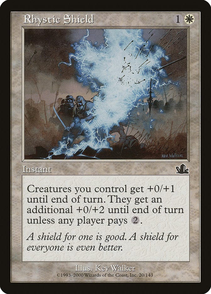 Rhystic Shield [Prophecy] Magic: The Gathering