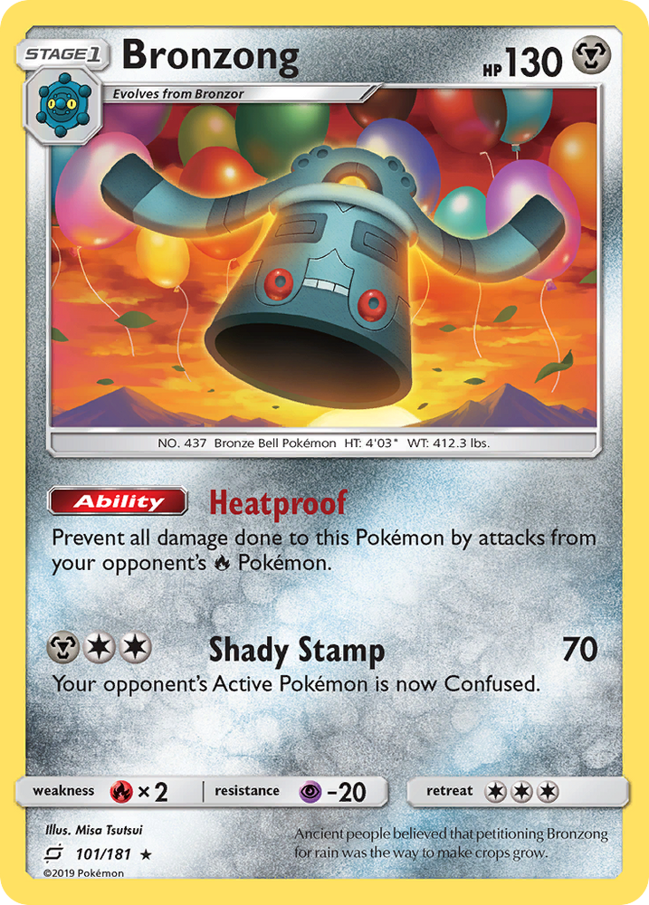 Bronzong (101/181) [Sun & Moon: Team Up] Pokémon