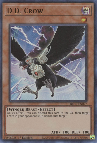 D.D. Crow [BLCR-EN077] Ultra Rare - Yugioh Cards For Your TCG Needs!