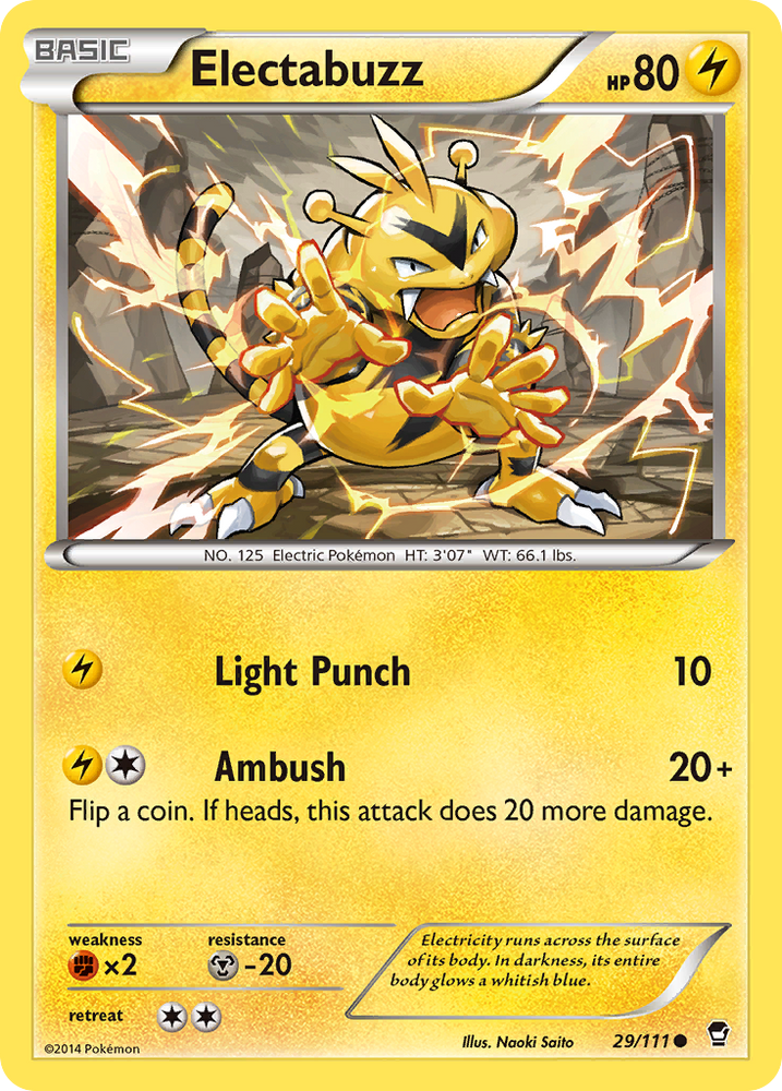 Electabuzz (29/111) [XY: Furious Fists] Pokémon