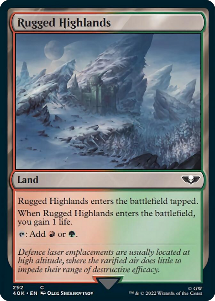 Rugged Highlands [Warhammer 40,000] Magic: The Gathering