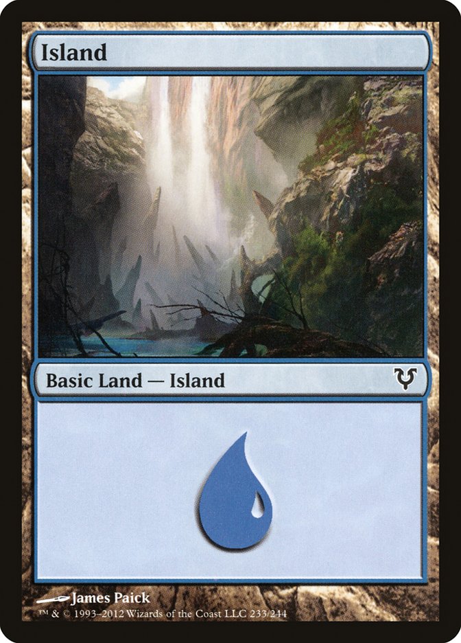 Island (233) [Avacyn Restored] Magic: The Gathering