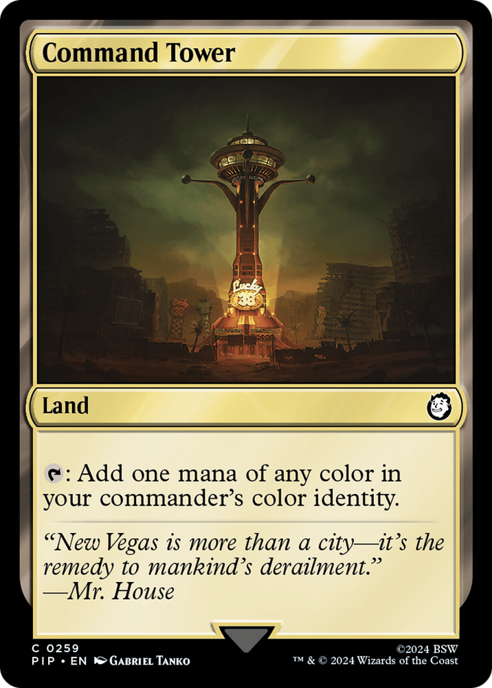 Command Tower [Fallout] Magic: The Gathering