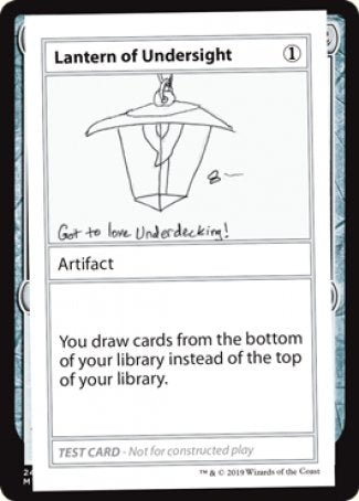 Lantern of Undersight (2021 Edition) [Mystery Booster Playtest Cards] Magic: The Gathering