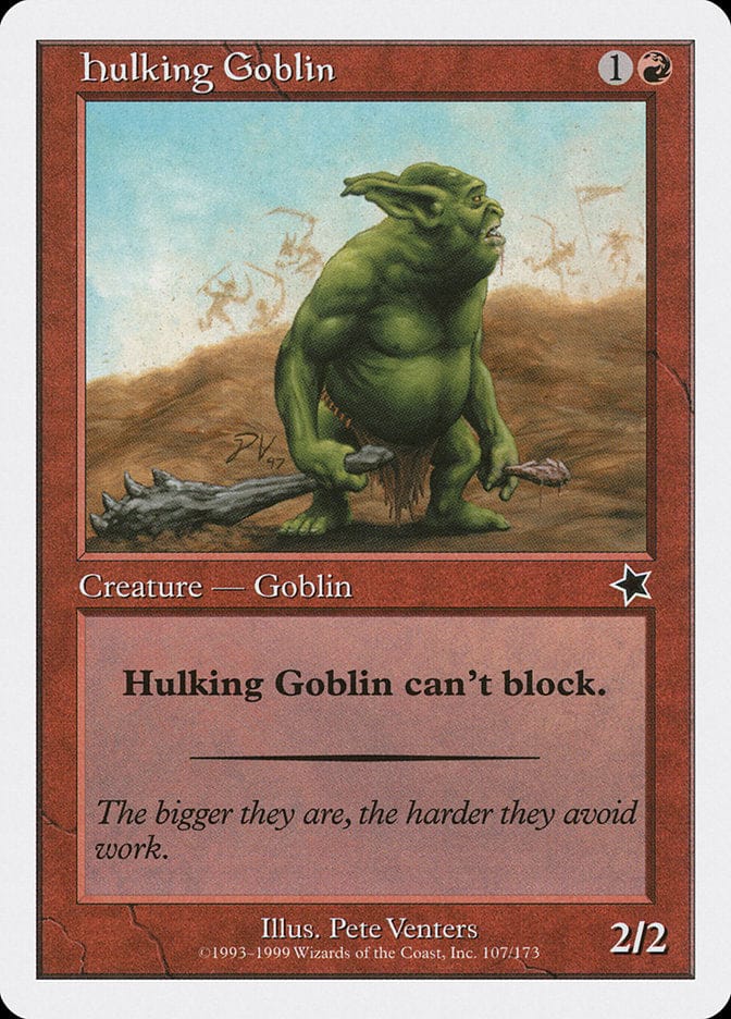 Hulking Goblin [Starter 1999] Magic: The Gathering