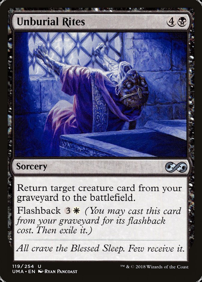 Unburial Rites [Ultimate Masters] Magic: The Gathering