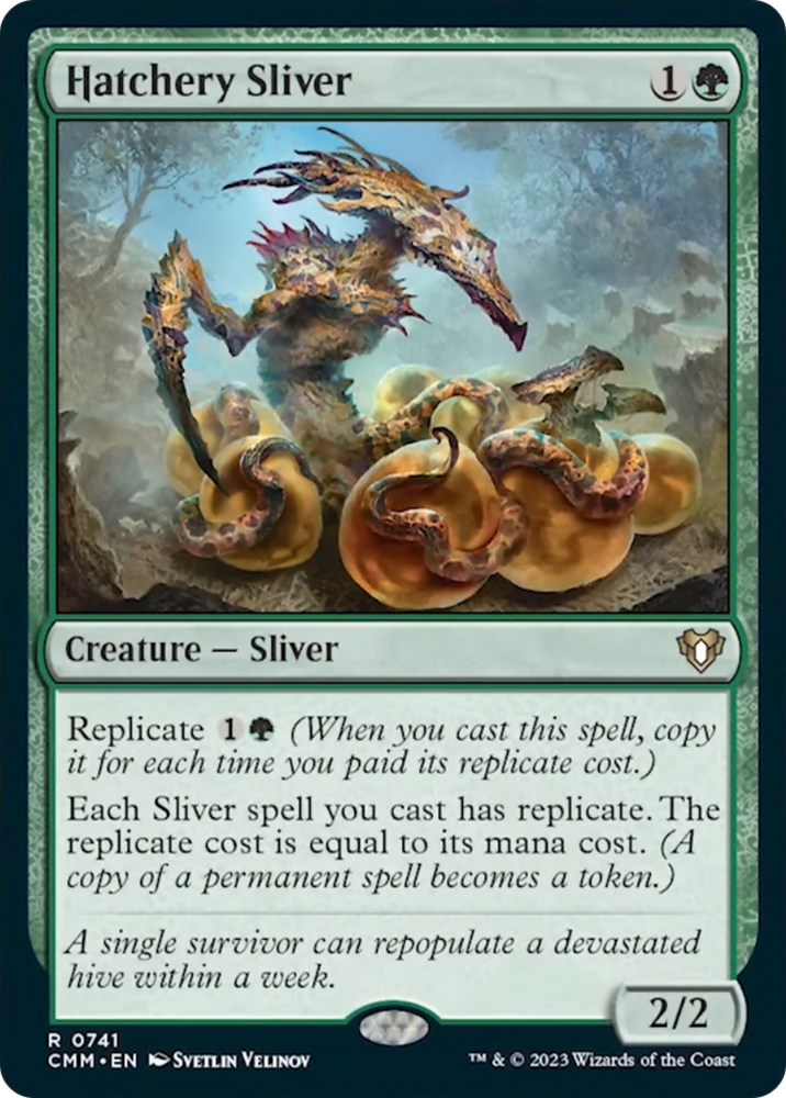Hatchery Sliver [Commander Masters] Magic: The Gathering